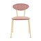 Armen Living Neo Modern Pink Velvet and Gold Metal Leg Dining Room Chairs, PK2 LCNESIGLPNK - alternate 9